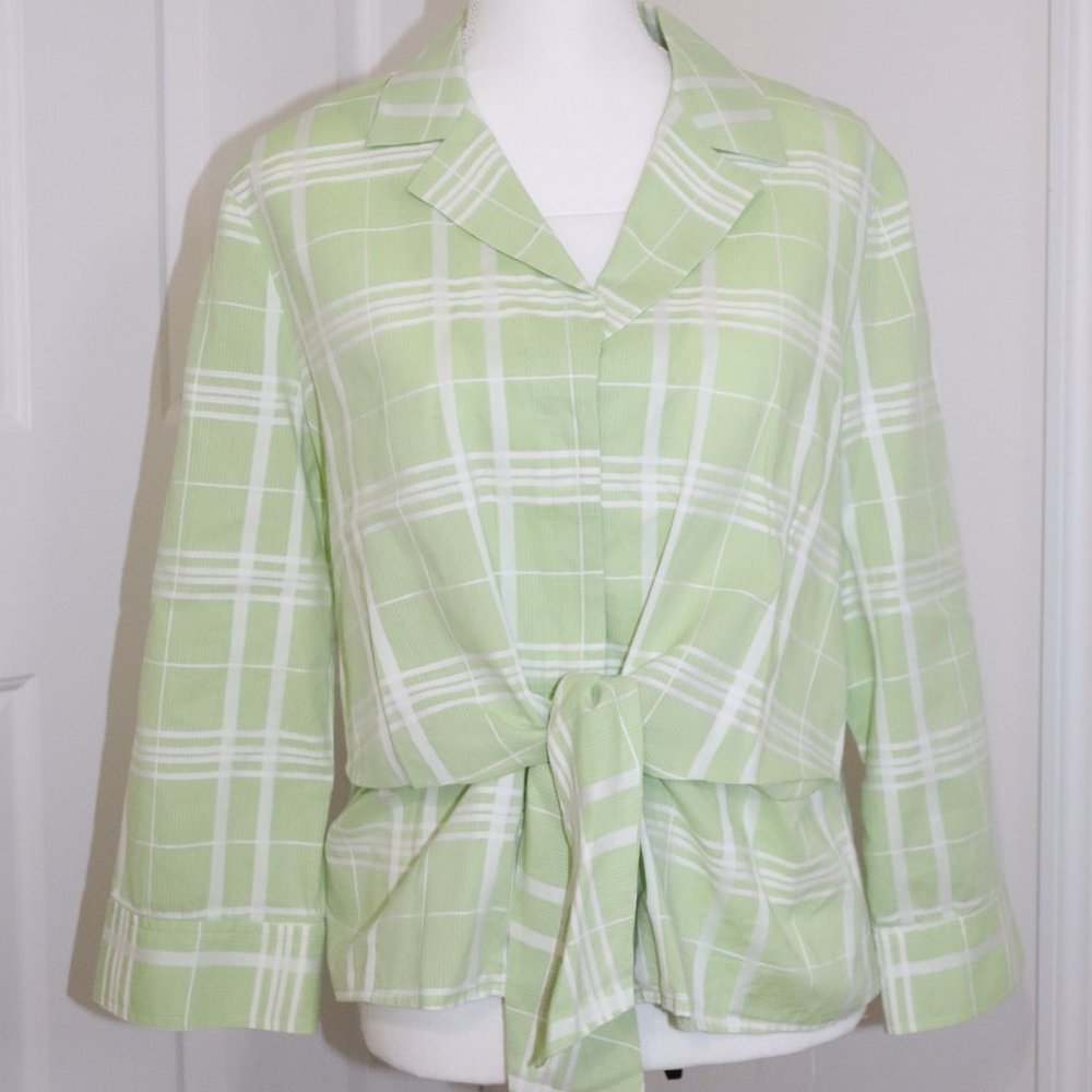Jones New York Signature Blouse with 3/4 Sleeves